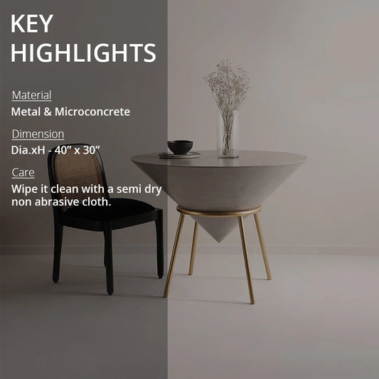 Key highlights of outdoor table