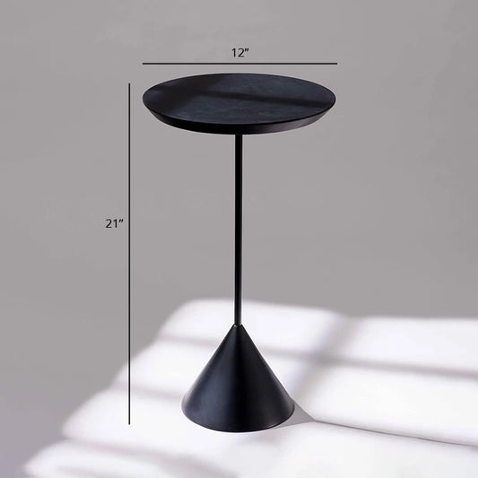 Dimension of Black end table