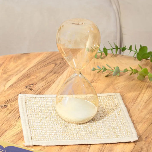 Amber Hourglass Sand Timer | Decorative Hourglass | Gift Item