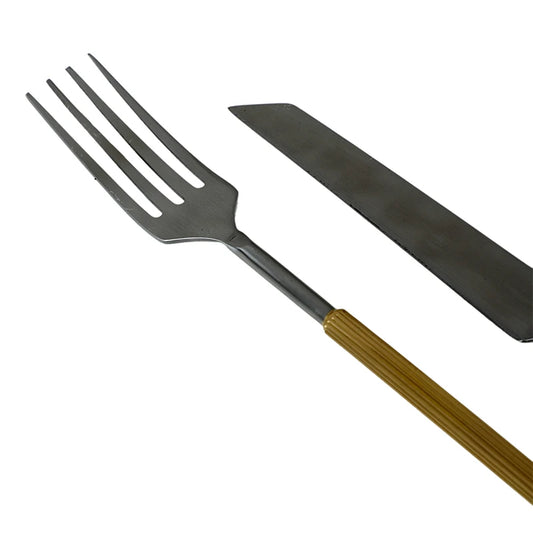 Dariya Knife & Fork Set | Stainless Steel Kitchen Cutlery