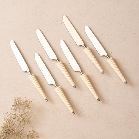 All Purpose Knives Set of 6 - Ivory Umbrella