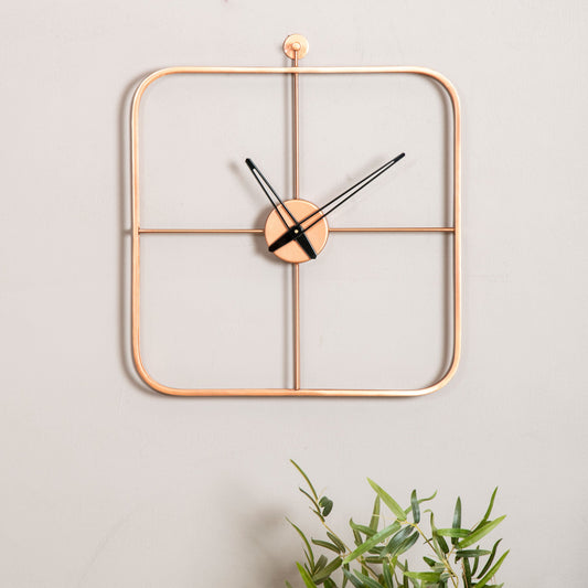 Quad Rose Gold Clock