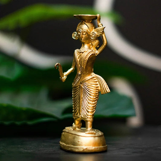 Evolution of Feminity Dhokra Metal Handicraft Items | Small Showpiece for Home Decor