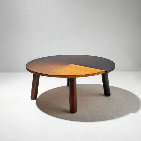 Round coffee table for home