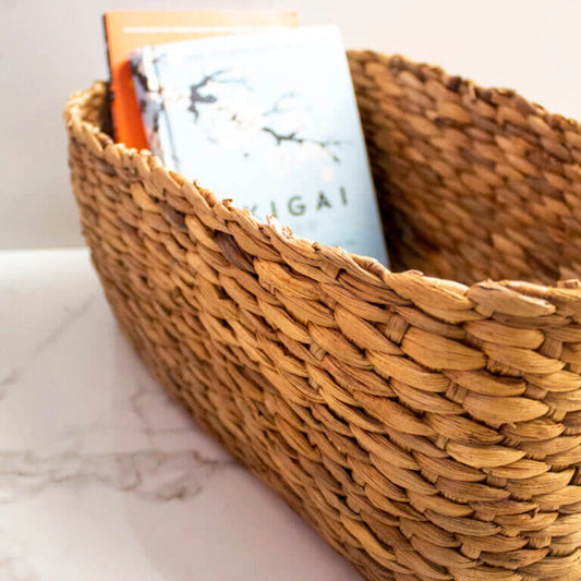 Natural Woven Baskets For Storage