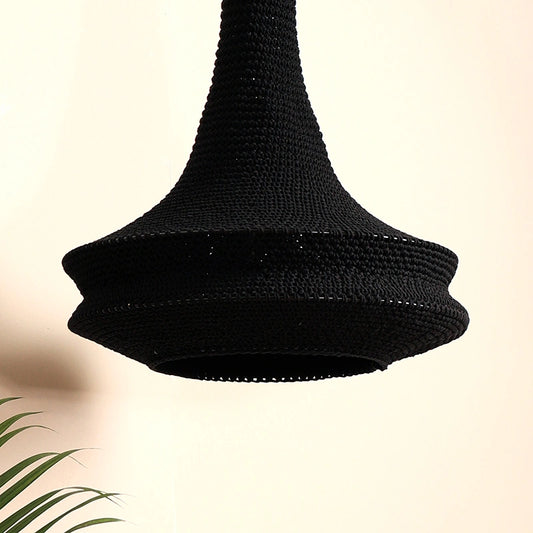 Earth Crochet Black Pendant Light Fixtures