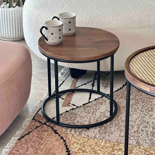 Kovo Round Wood Coffee Table