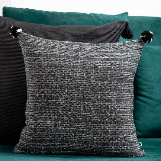 Monochrome Loom Delight Cushion