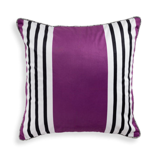 Purple Haze Striped Accent Pillow