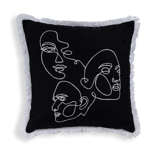 Noir Expression Pillow