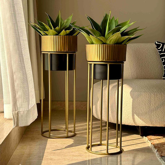 Large Planters with Stand