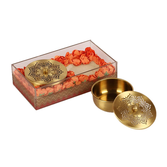 Brass jars gift box