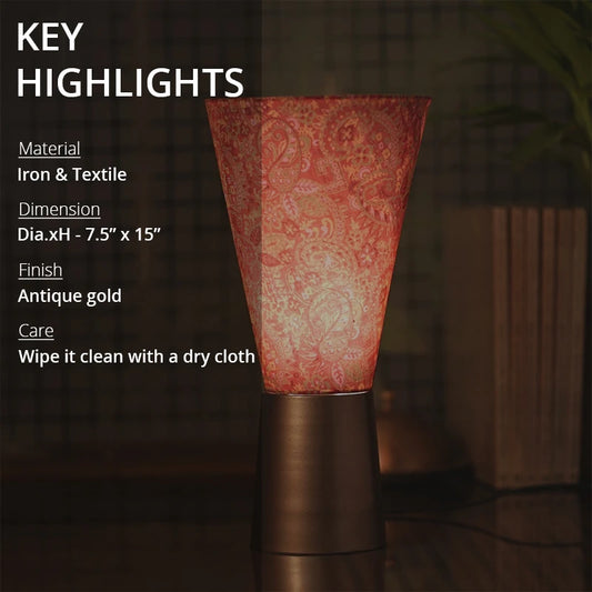 Key highlights of table lamp for bedroom