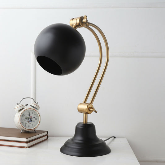 The "Globe Poulsen " Double adjustable Lamp by De Maison Decor Gold Black finish- 73-222-41-2