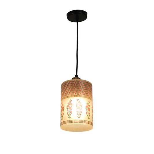 Glass hanging lamp for living room