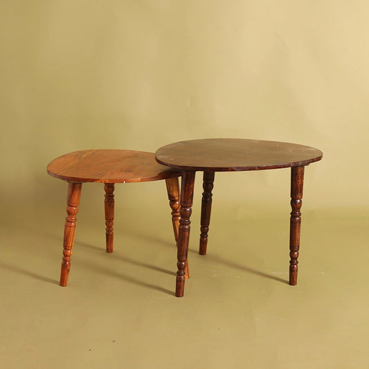 Ketto Wooden Coffee Table (Set of 2) | Nesting Tables