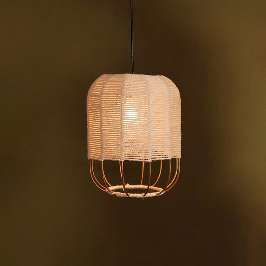 Leeva Pendant Hanging Lamp | Jute Pendant Lamp