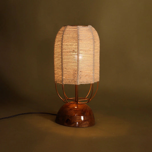 Modern Jute Shade Table Lamp 