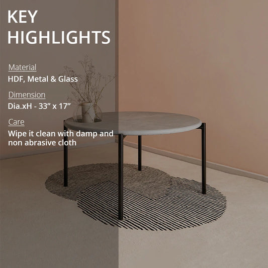Key highlights of coffee table