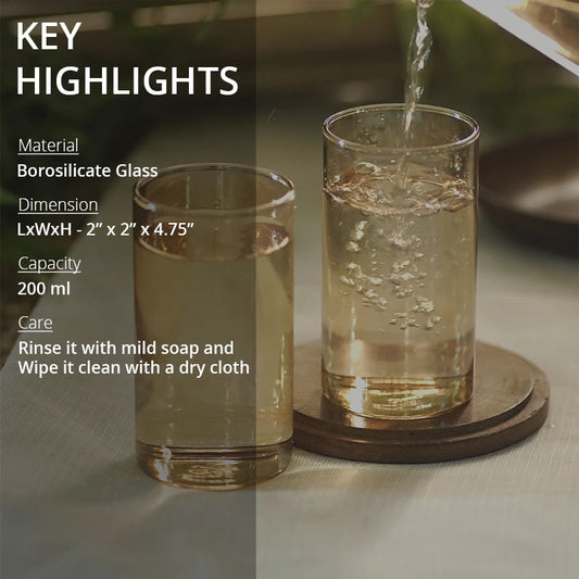 Key highlights of water glass 