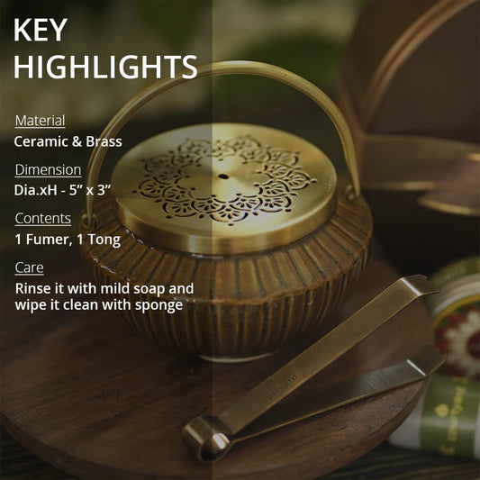 Key highlights of ceramic incense burner