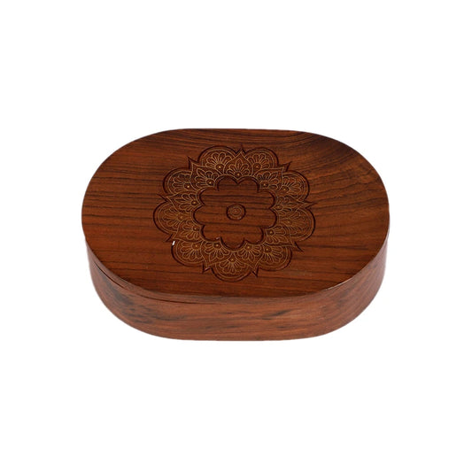 Mandala wooden box for storage