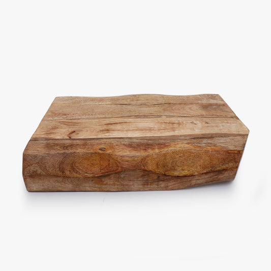Wood block chopping board