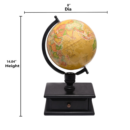 Dimensions of Mystic yellow globe