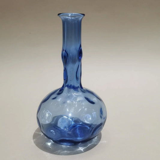 Murano Glass Style Vase- Aqua