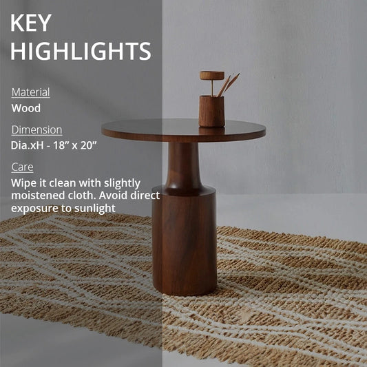 Key highlights of Neck side table