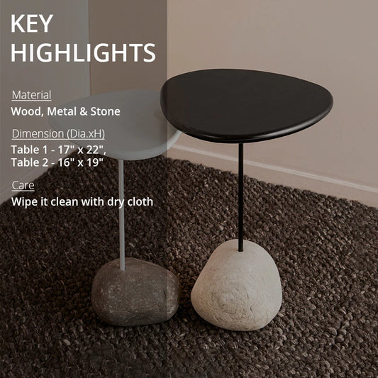 Key highlights of end table set