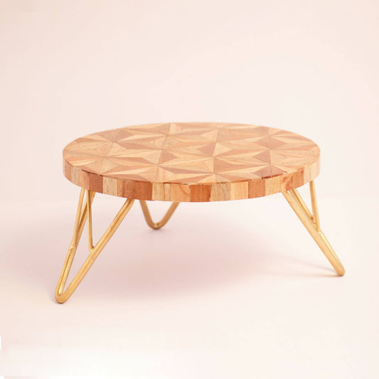 Check Pattern Cake Stand