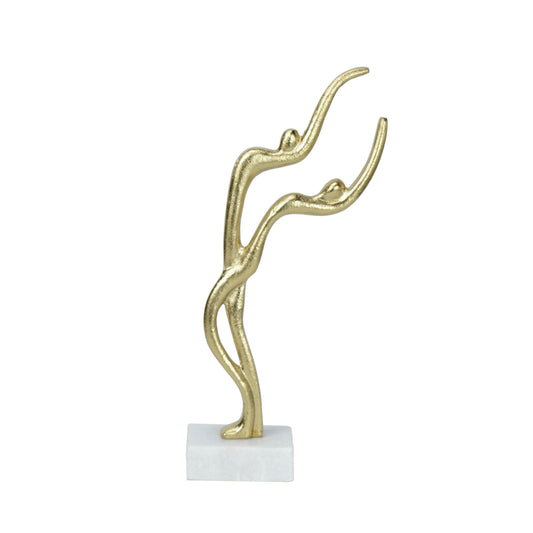 Maison Modern Wave Crest Dancing Gold Couple Decor Figurine