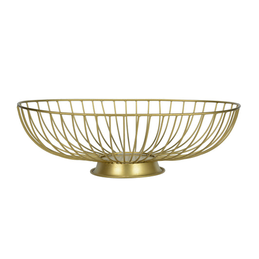 Maison Modern Gleaming Oval Fruit Basket