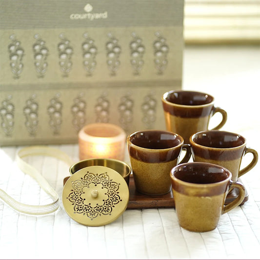 Satkar tea cup set gift box