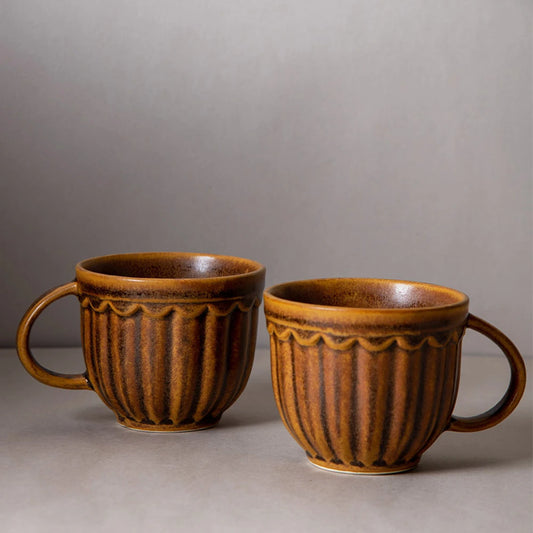 Savannah Ceramic Mugs for Tea & Coffee (350ml)