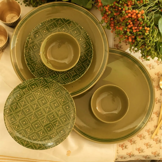 Ceramic dinner set - 6 Pcs