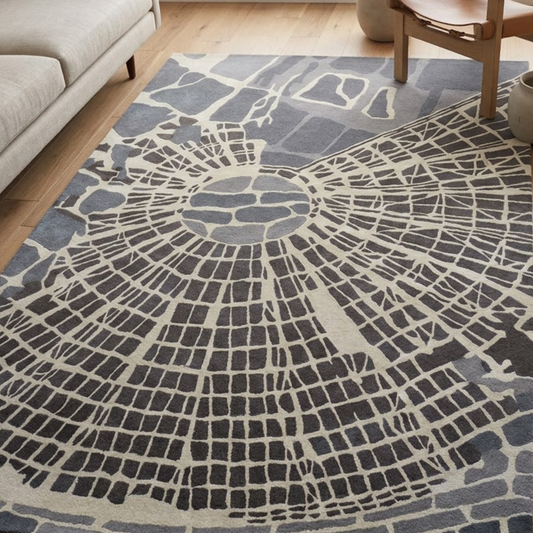 Spider Web Rug by Savi Decor