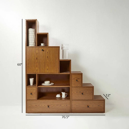 Dimension of Staircase console cabinet