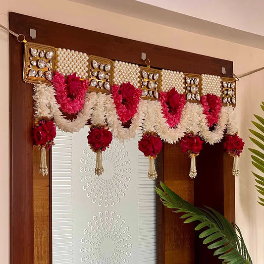 Festive Flower Toran for Diwali Decor