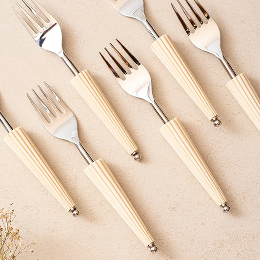 6 pcs Stainless steel forks