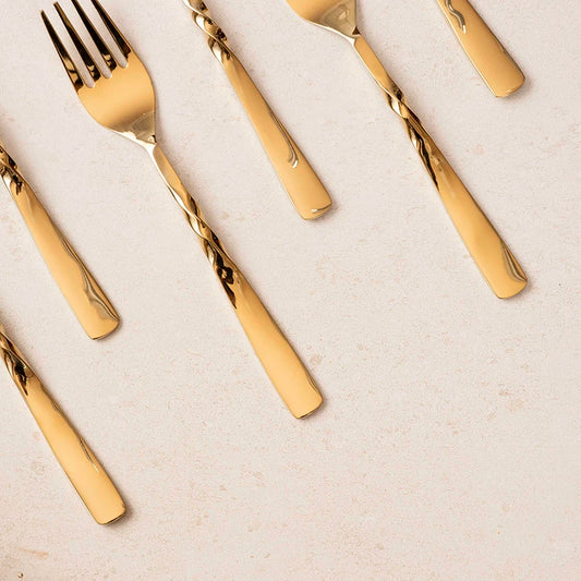 Gold Cutlery Set forks