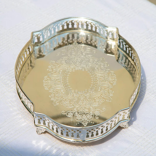 Silver tray for kitchen