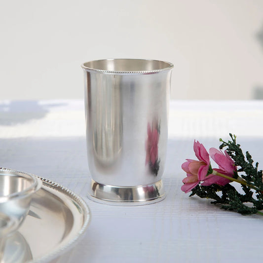 Brass and Silver tumbler