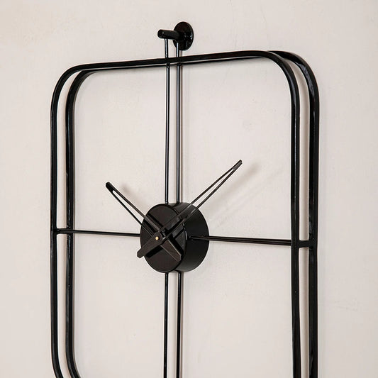 Black wall clock 