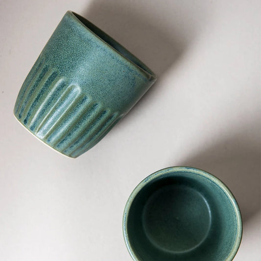 Cyan Kullad Tea Cups Ceramic Cups (260ml)