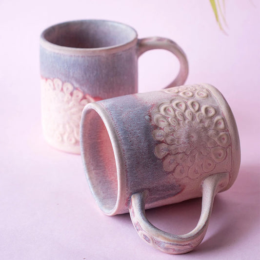 Blossom Ceramic Mugs for Tea or Coffee (350ml)