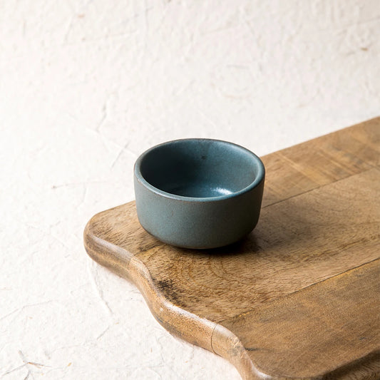 Dove Blue Ceramic Pinch Bowl