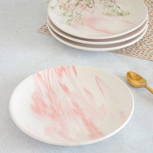 Pink Marble Side Plates