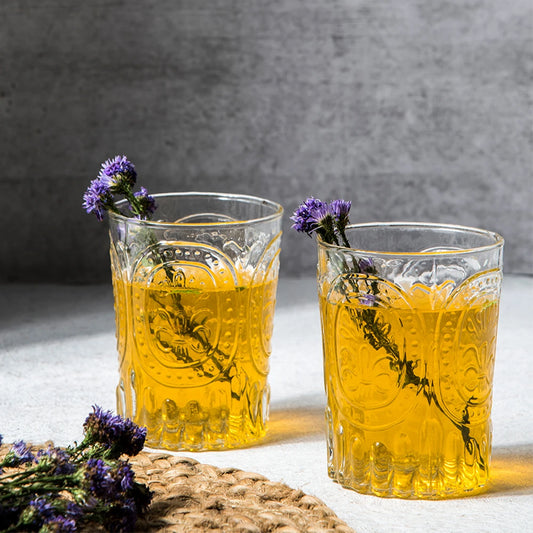 Verdure Tumbler | Juice Drinking Glasses | Cold Drink Glass Set